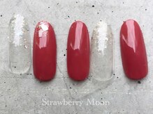 サロンストロベリームーン(Salon Strawberry Moon)/シェルネイル　￥6980