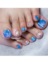 たゆ ネイル(たゆnail)/ヤシの木リゾートフットネイル