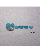 ネム(nem.)/フット定額ネイル　7,150円