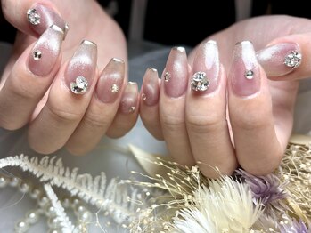 サロンドフォーエイチ(salon de 4H)/先端ミラーマグネットフレンチ☆