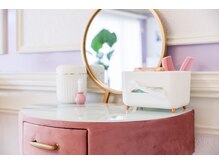 メイク直しスペース♪コテもご用意しております♪