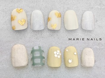 マリーネイルズ 近鉄あべのハルカス店(MARIE NAILS)の写真/★人気No.1オフ込み定額¥6600！JNA1級以上のネイリストが『美爪』ご提案。お爪が短い方も大丈夫/１week保証