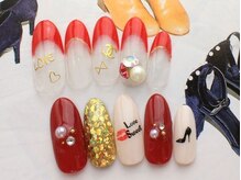 ネイルサロン ティディ(TIDY)/メッセージ×レディネイル