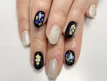 クォーターリゾートネイル(QUARTER RESORT nail)/チークネイル☆