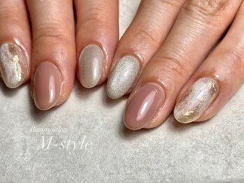 ビューティーサロン エムスタイル(M-style)/ニュアンスミラーアート