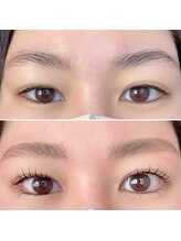 ムー(moo.)/まつげパーマ＋アイブロウ