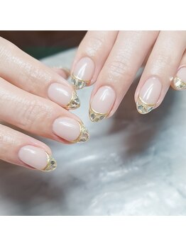 リベルタネイル(Liberta Nail)/ガラスフレンチ