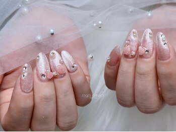 エンジェルガーデンネイル 池袋店(Angelgarden nail)/ローズ春ネイル