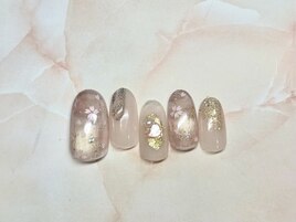 3月定額/さくらホロネイル