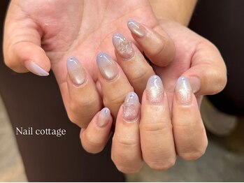 ネイルコテージ 新宿南口店(Nail cottage)/マグネット×グラデーション