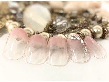 ネイルアンドアイラッシュサロン ブレス 長町南駅店(BLESS)/キラキラストーンネイル