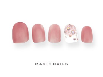 マリー ネイルズ いわきラトブ店(MARIE NAILS)/定額6,600円税込 ピンク1013b