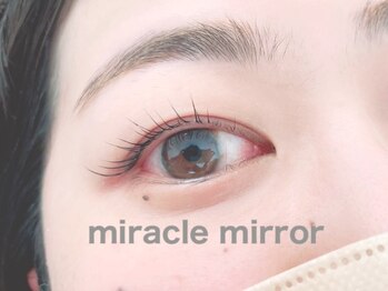 ミラクル ミラー(MIRACLE MIRROR)の写真/まつげパーマ【パリジェンヌラッシュリフト】やまつげエクステで華やか上品な目元に☆