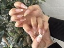 春ミラーネイル