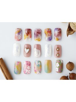 手描きアートが得意なサロン