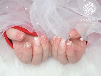ネイルスタジオ アンビエント 表町店(Nail Studio ambient)の写真/【お手元から魅力を演出】トレンド～繊細で上品なデザインもお任せください◎