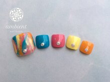 ネイルスタジオ アンビエント 表町店(Nail Studio ambient)/フットネイル 8900円