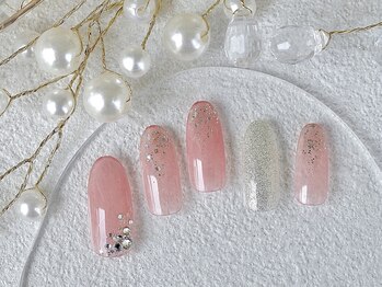 ネイルサロン リッチーズ(nail salon Riches)/シンプルラメネイル