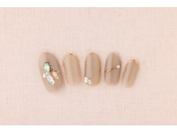 ヴァンネイル(VINGT NAIL nail&eye beauty)/シンプルオフィスネイル