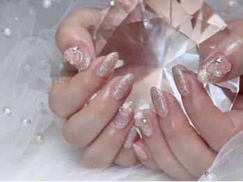 エンジェルガーデンネイル 池袋店(Angelgarden nail)/ピンクフラッシュネイル