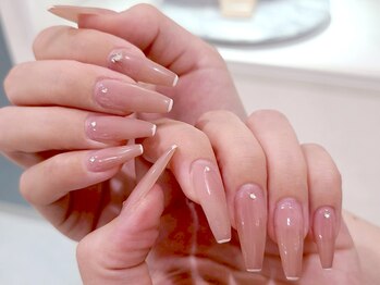 ネイルマジック 仙台一番町店(NAIL MAJIC)/スキニーフレンチネイル