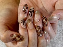 ガーデン ヘア&エステ&ネイル Garden/チェック　リボン画