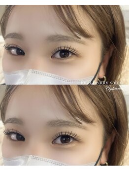 アプロディー 浦添本店/フラットラッシュ140本【LED可】