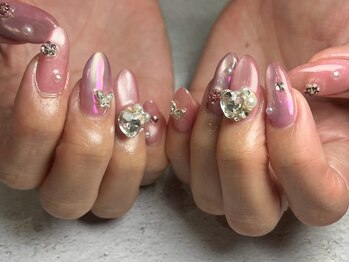 ニコッテ 本厚木(nicotte.)/春ネイル/ピンクマグネット