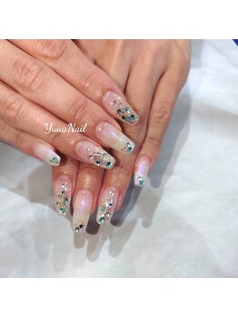 ユーアネイル(Yuua Nail)/キラキラグラデーション