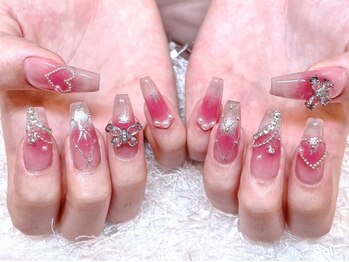 レアネイル 新宿(le'a nail)の写真/★24時間営業★技術力&デザイン力抜群♪シンプル持ち込み[ジェル¥8980/スカルプ¥15980]新宿駅東口2分