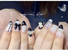 ウサギネイル 新大久保店(usagi nail)/リボンネイ