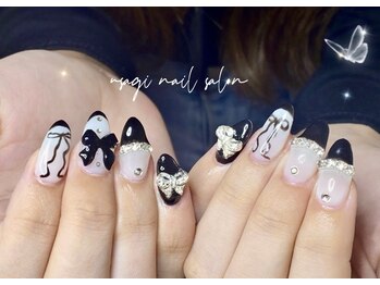 ウサギネイル 新大久保店(usagi nail)/リボンネイ