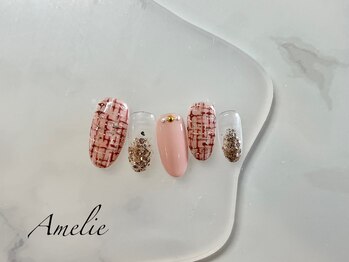 アメリ(Amelie)/ツイード/ワンカラー/ガーリー
