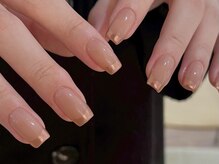 ラクエ(Laque)/ピンク ミラーフレンチ スクエア