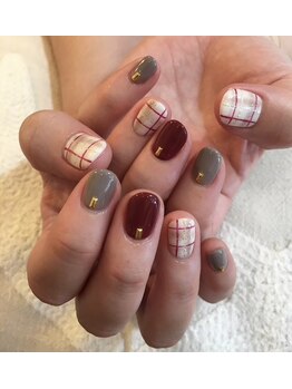 ロータス Lotus/チェックネイル