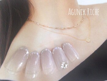 アグニークリッシェ(Agunik Riche)/【グレージュネイル】