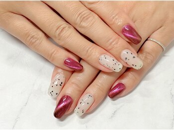 ネイルズ アヴァンティ(Nails Avanti)/ジェルシンプルアート4本 ¥7300