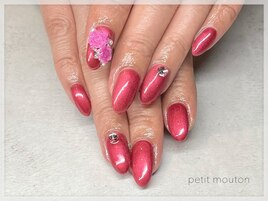 【立体ローズネイル】