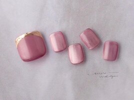 フレンチミラーネイル