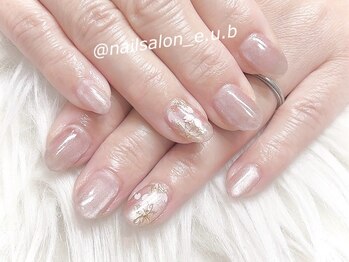 イーユービー(E.U.B)/桜×マグネットネイル