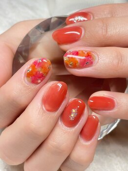 フラワーネイル