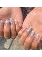 オーロラ(Aurora)/キラキラネイル