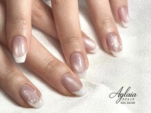 ネイルサロン アグライア(aglaia)/マグベースフレンチ♪