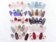 ネイルコレクション ピンク(Nail Collection Pink)の雰囲気（10月の特別ジェルアート￥6990★厳選10種がお得に♪）