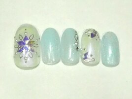 【6990】キラキラ雪の結晶