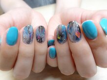 アミュリー ネイル アトリエ(Amury nail atelier)/大理石 &nbsp;シアー トレンド