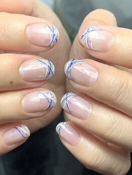 レディグリッター(Lady glitter)/ヨーヨー風ネイル