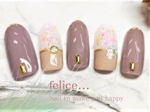 ネイルサロン フェリーチェ(felice)/【定額ネイル】¥7980