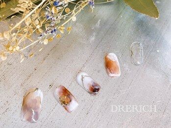 ネイルサロン ドレリッチ 大宮店(drerich)/カフェラテネイル