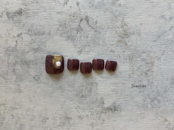 シンプリー ネイルアンドアイラッシュ 祖師谷大蔵店(Simpliee Nail&Eyelash)/フットネイル